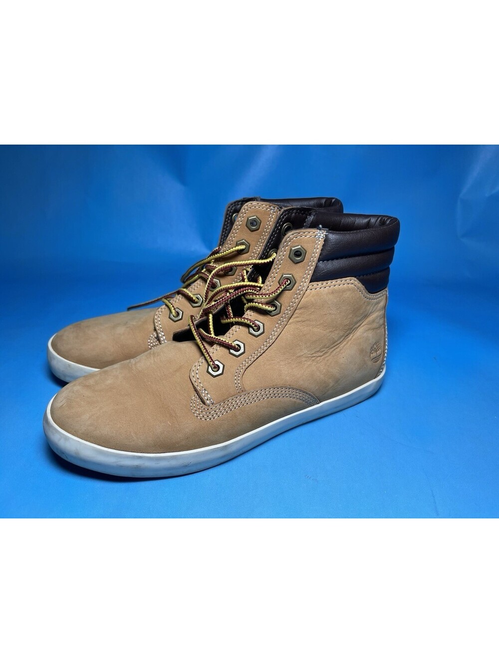 Timberland Women's Dausette Wheat Nubuck Lace Up Sneaker Boots A1KLZ US 7 Q31